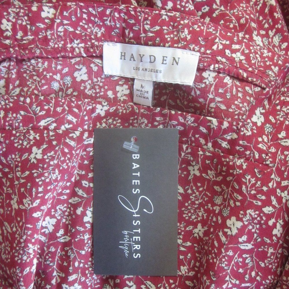 NEW! Hayden Los Angeles Womens Size S Floral Print Midi Modest Prairie Dress - Picture 3 of 14